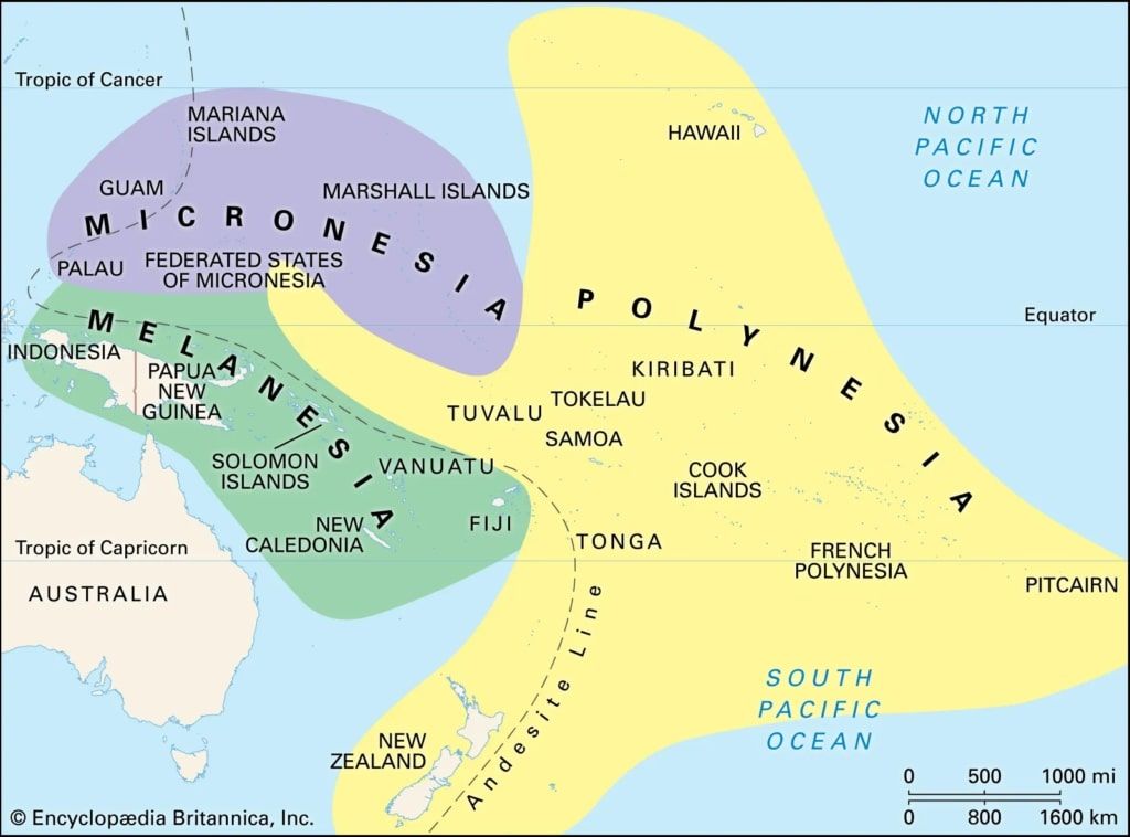 pacific islands map