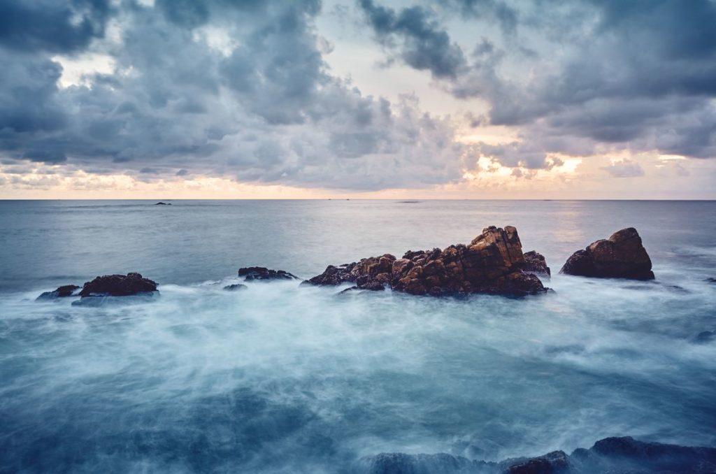 Sri Lanka rocky coast