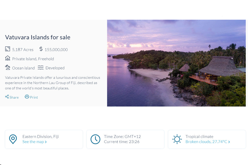 vatuvara islands for sale
